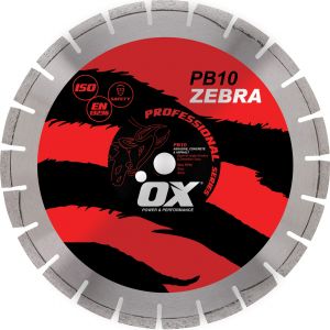 Image for OX Professional PB10 Segmented Diamond Blade - Abrasive