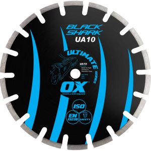 Image for OX Ultimate UA10 Black Shark Segmented Diamond Blade - Asphalt