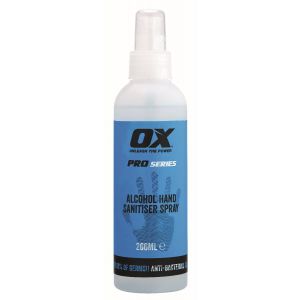 OX Alcohol Hand Sanitiser Liquid Spray 200ml