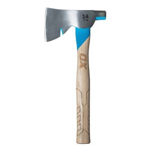 OX Pro 14-Inch Carbon Steel Hatchet | Straight Hickory Handle