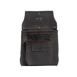 Pro Oil-Tanned Leather 2-Pocket Utility Bag