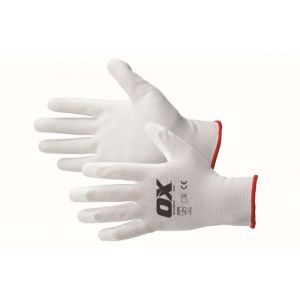 Wit PU Flex Schilders Handschoenen - XL