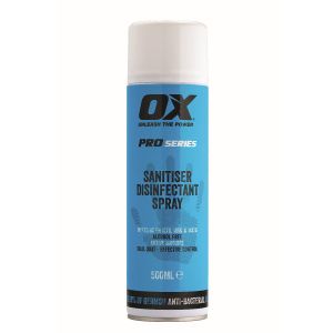 OX Aerosol Sanitiser Disinfectant Spray - 500ml