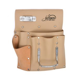 OX Trade Series 6 Pocket Drywall Tool Pouch, Suede Leather