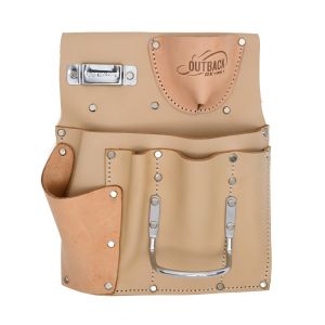 OX Trade Series 7 Pocket Drywall Tool Pouch, Suede Leather