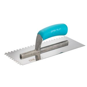 OX Trade Notched Stainless Steel Tiling Trowel