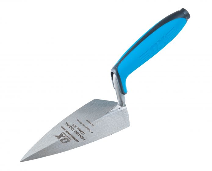 OX Pro 6in Philadelphia Pointing Trowel Builders Bricklaying Cement Tool P018506 